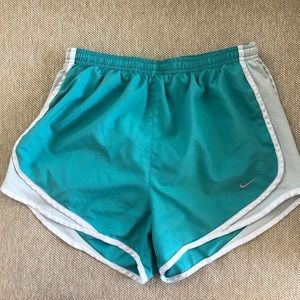 Nike shorts Small teal running ice blue
